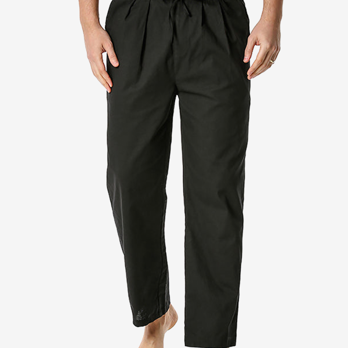 Men's casual loose light elastic waist pants