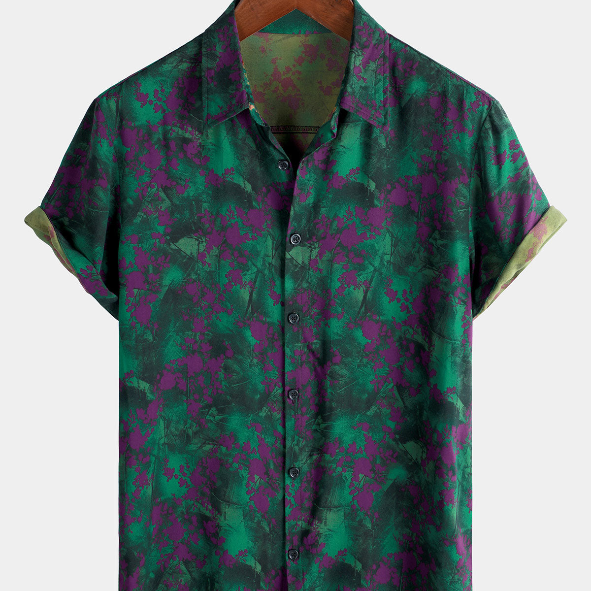 Men's Vintage Holiday Breathable Hawaiian Short Sleeve Shirt