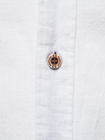 Men's Solid Color 100% Cotton Button Up Long Sleeve Shirt