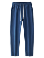 Men's 100% Cotton Solid Color Basic Casual Sports Pants