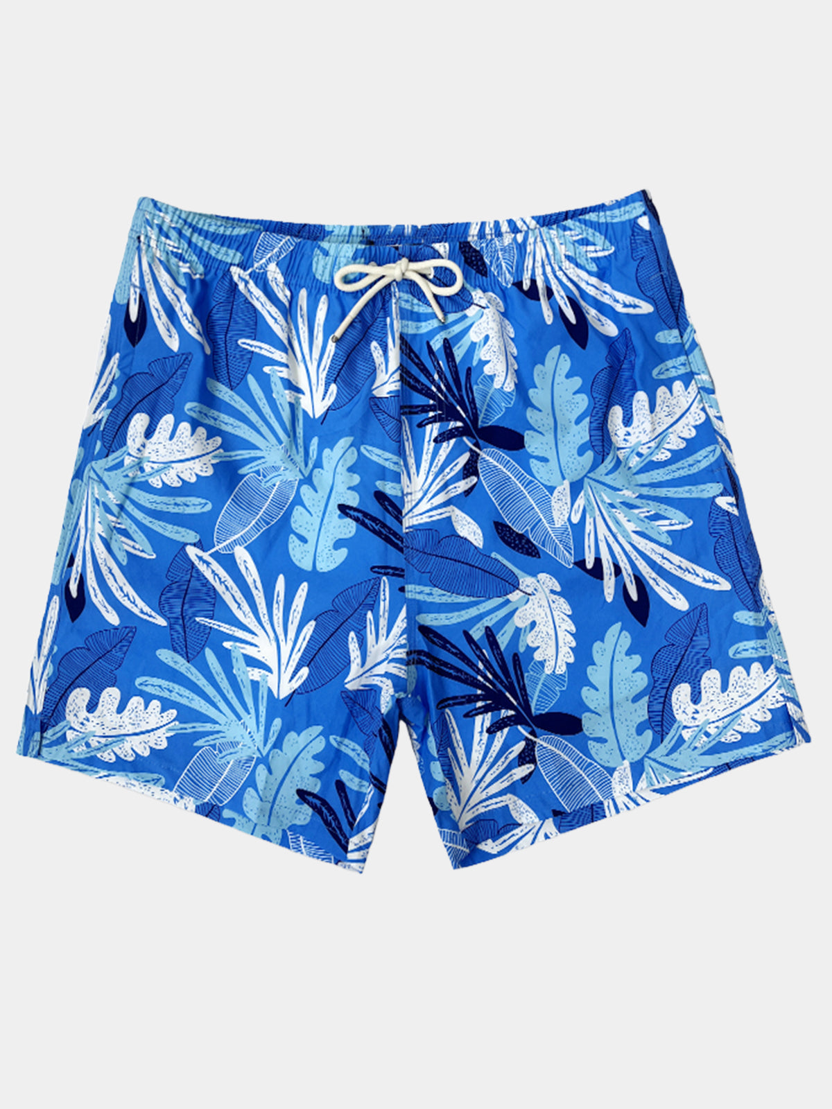 Men's Tropical Print Quick Dry Beach Shorts Swim Trunks
