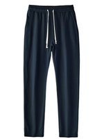 Men's 100% Cotton Solid Color Basic Casual Sports Pants