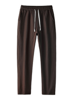 Men's 100% Cotton Solid Color Basic Casual Sports Pants