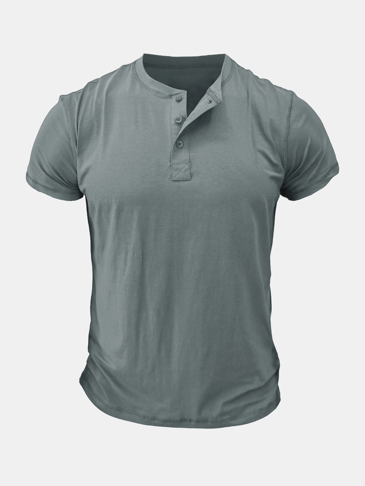 Men's Casual Breathable Cotton Summer Short Sleeve T-Shirt