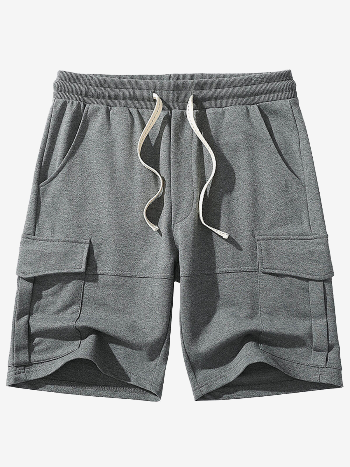 Men's Cotton Pocket Leisure Beach Cargo Sweatpant Sports Shorts