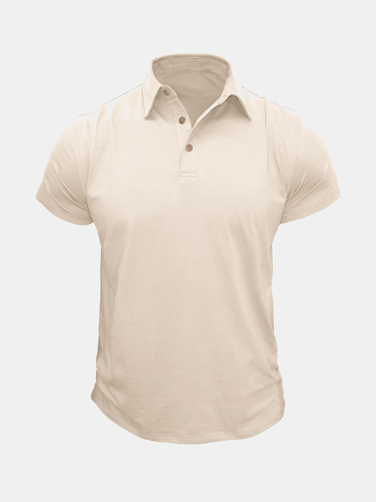 Men's Leisure Summer Breathable Cotton Short Sleeve Polo Shirt