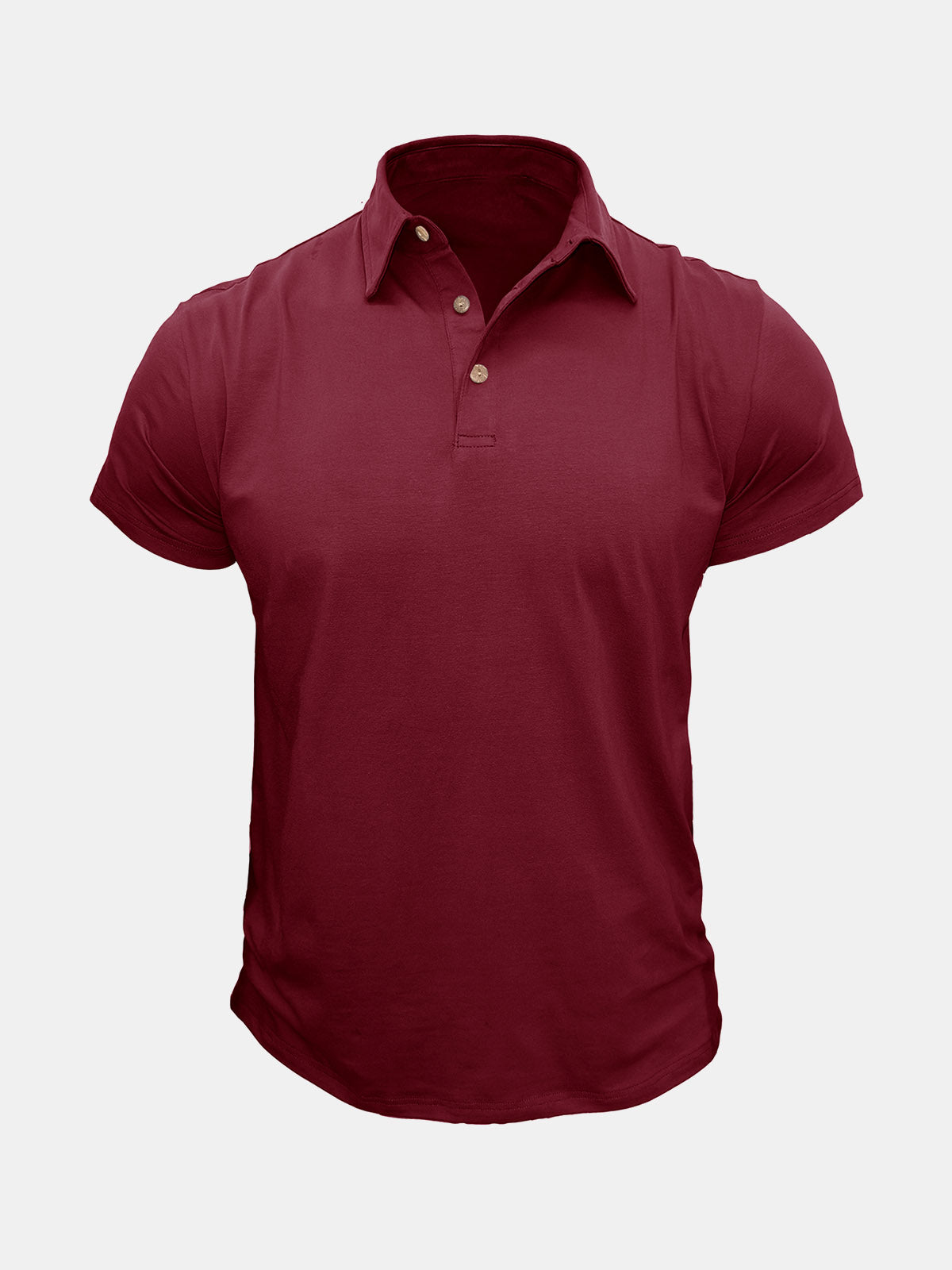 Men's Leisure Summer Breathable Cotton Short Sleeve Polo Shirt