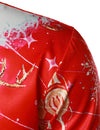 Bundle Of 2 | Men's Christmas Santa Claus Xmas Costume Red Funny Outfit Long Sleeve Shirts