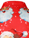 Bundle Of 2 | Men's Vintage Funny Christmas Santa Black Holiday Party Long Sleeve Shirts
