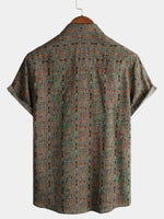 Bundle Of 3 | Men's Vintage Cotton Casual Short Sleeve Shirts