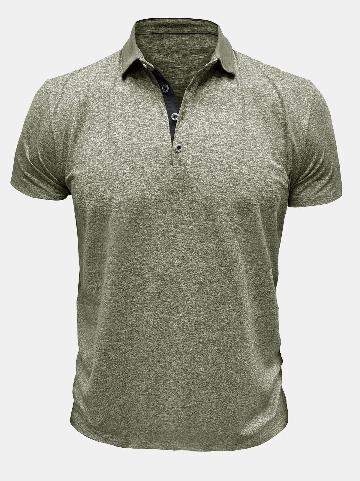 Men's Solid Color Holiday Polo Shirt