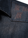 Men's Denim Pocket Solid Color Vintage Cotton Casual Long Sleeve Shirt