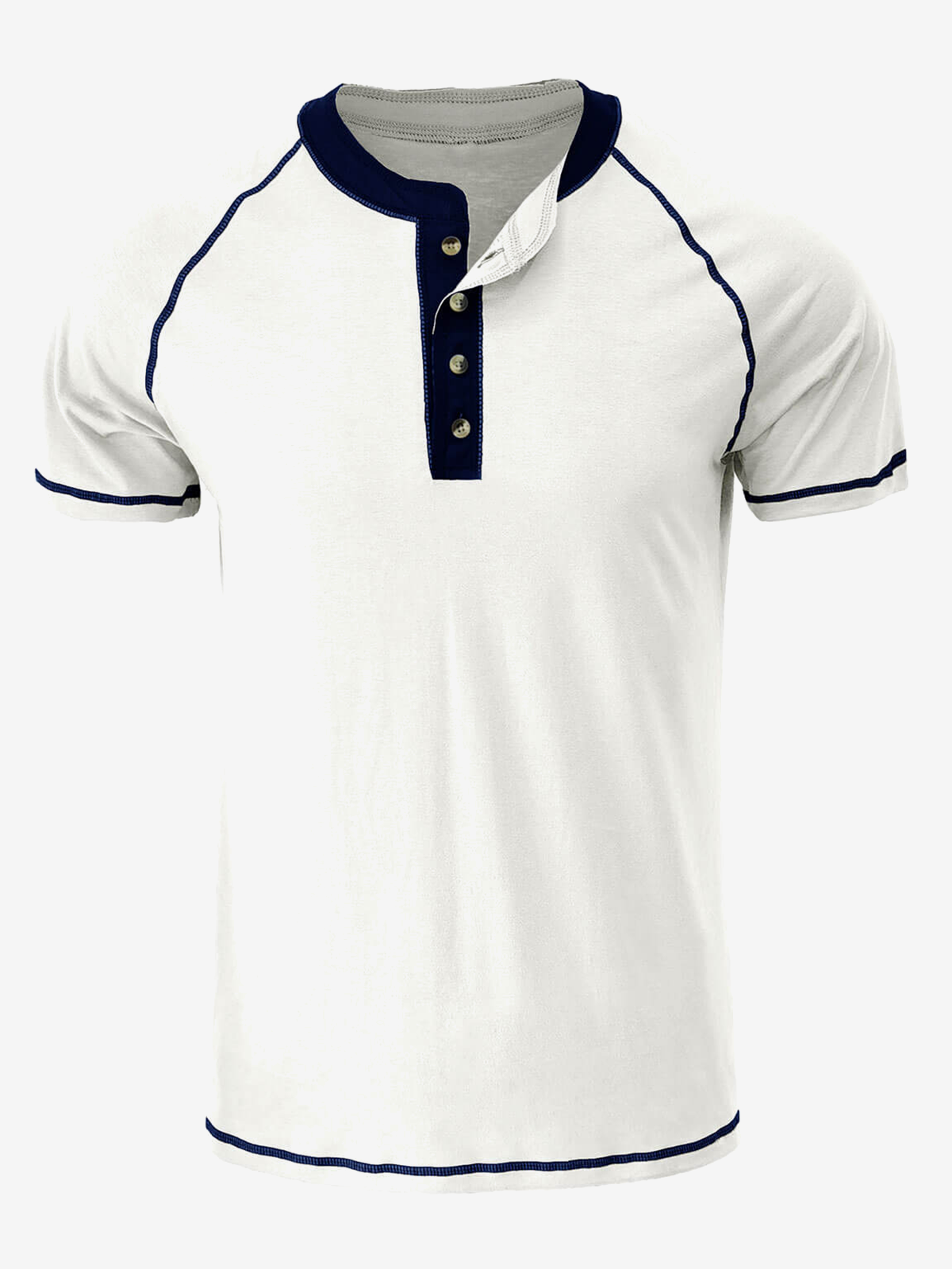 Men's Solid Color Summer Casual Short Sleeve T-Shirt
