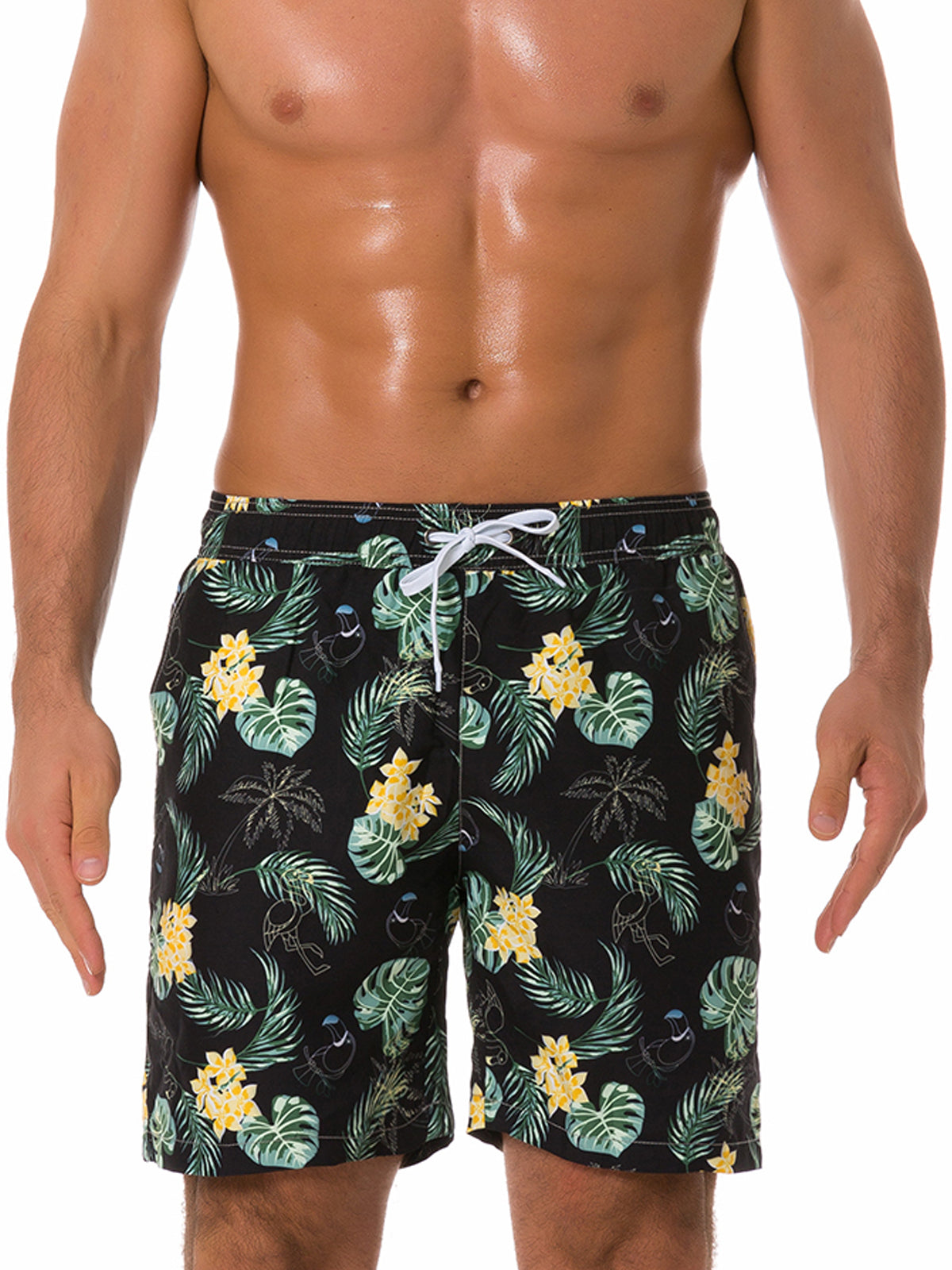 Men's Summer Casual Beach Holiday Shorts Swimming Trunks