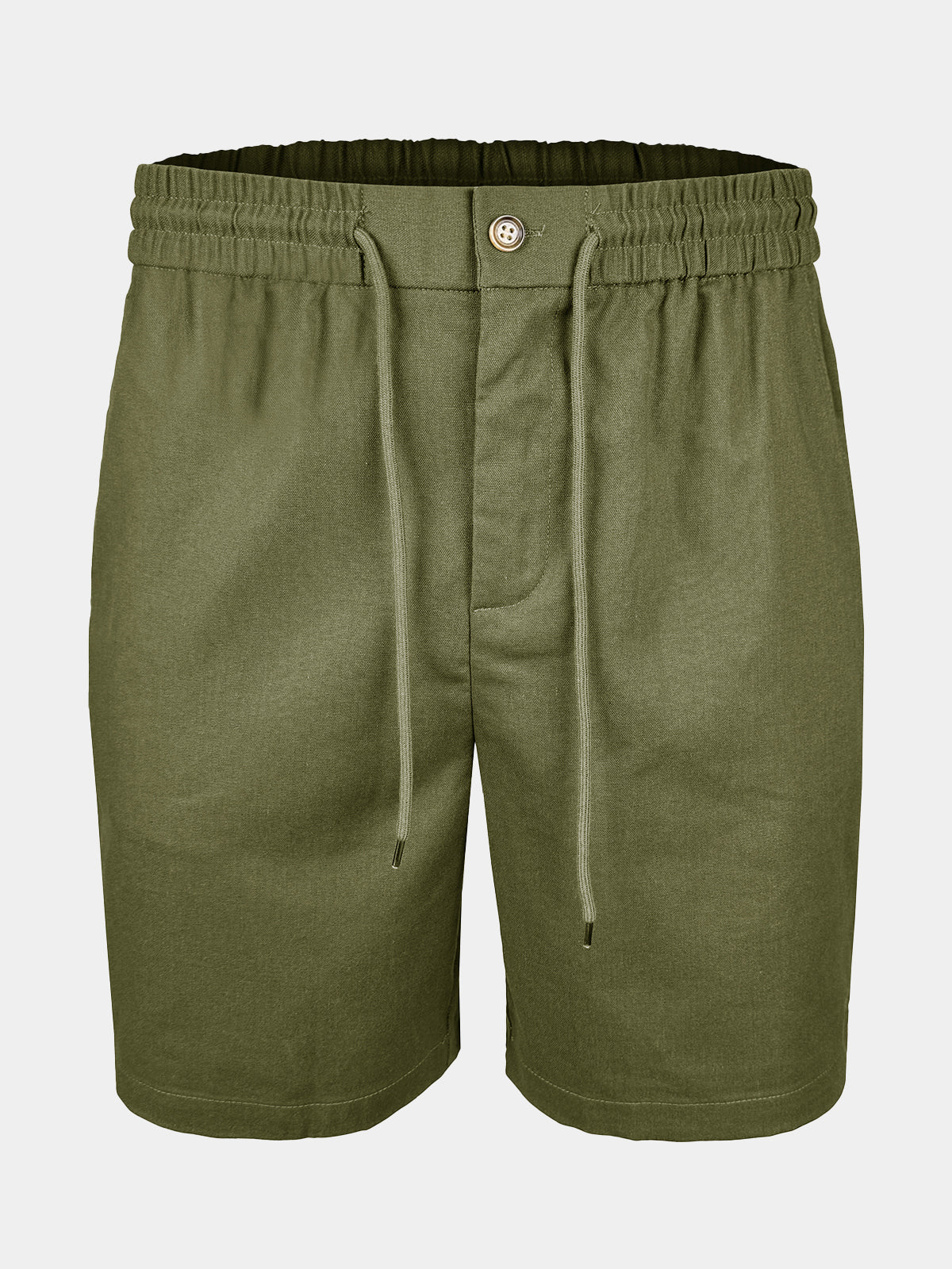 Men's Breathable Linen Cotton Beach Shorts
