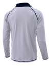 Men's Golf Solid Color Casual Long Sleeve Lapel Polo Shirt