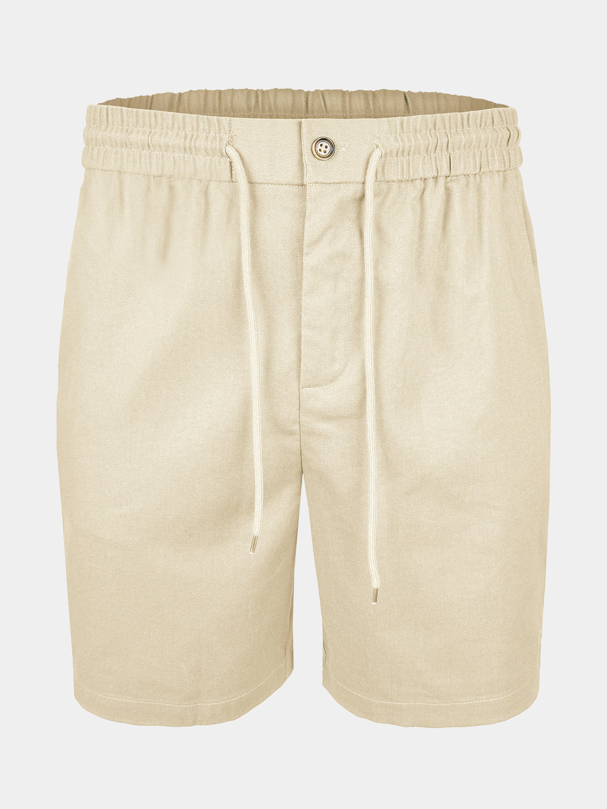 Men's Breathable Linen Cotton Beach Shorts