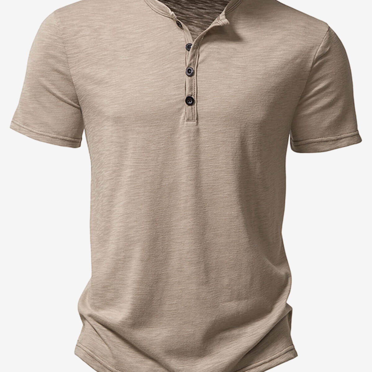 Men's Summer Solid Color Casual Short Sleeve T-Shirt
