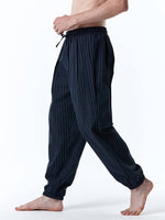 Men's Casual Striped Beach Pants