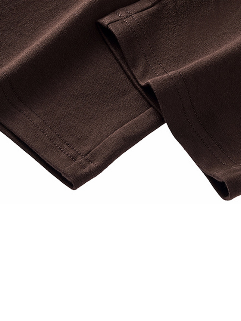 Men's 100% Cotton Solid Color Basic Casual Sports Pants