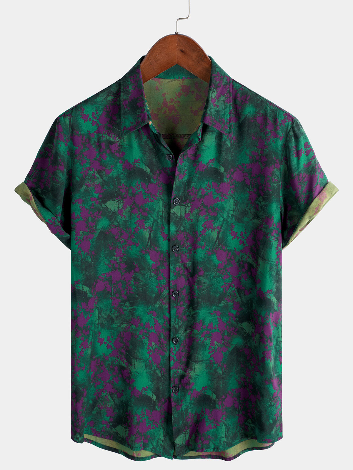 Men's Vintage Holiday Breathable Hawaiian Short Sleeve Shirt