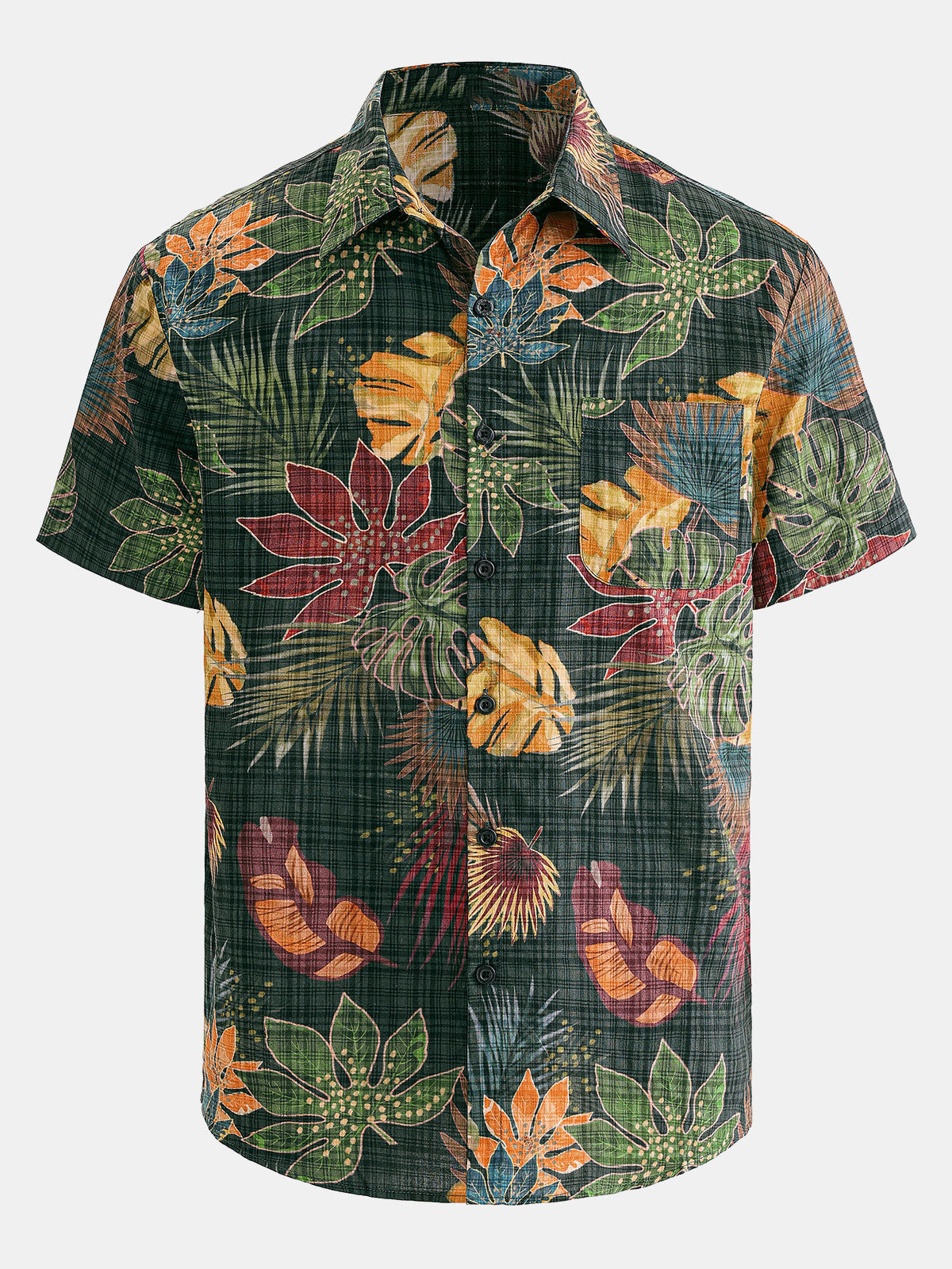 Men's Summer Breathable Short Sleeve Hawaiian Shirt