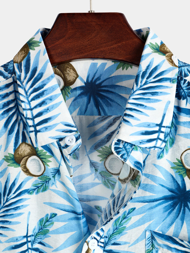 Men's Casual Holiday Pocket Cotton Shirt