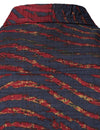 Men's Vintage Cotton Art Holiday Retro 70s Short Sleeve Summer Button Up Red Shirt