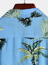 Men's Holiday Pineapple Short Sleeve Pocket Shirt