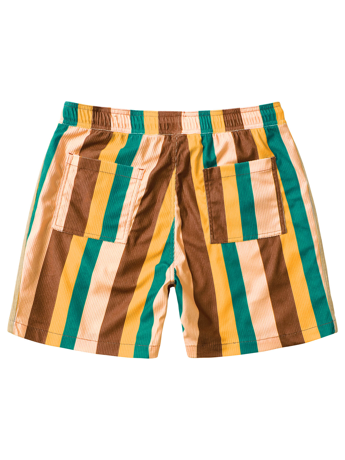 Men's Casual Retro Striped Beach Shorts