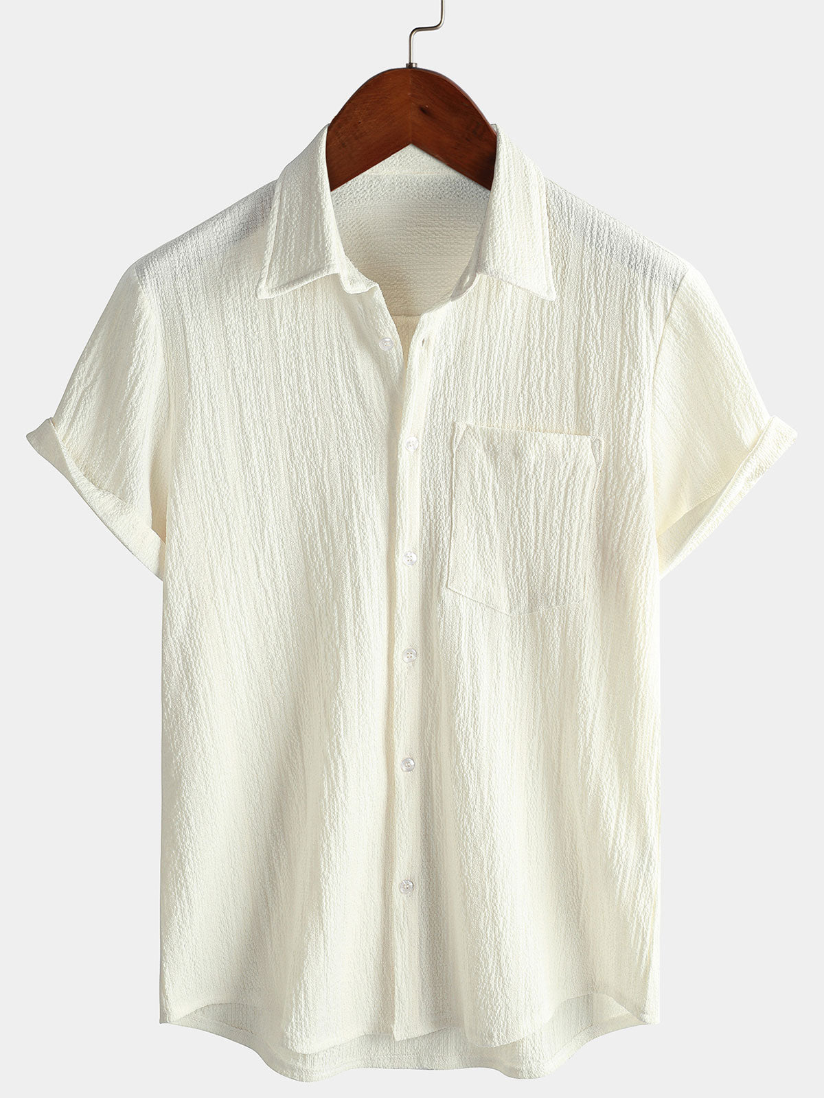 Men's Summer Pocket Casual Short Sleeve Shirt