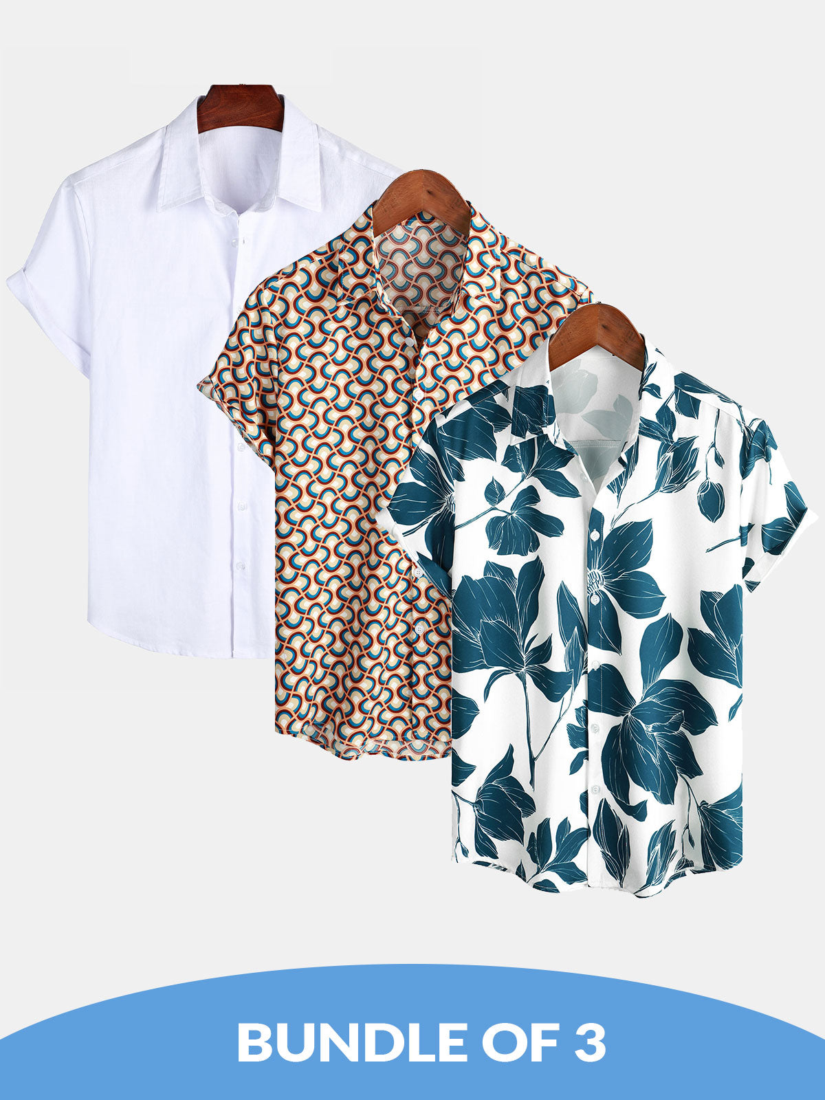 Short Sleeve button up Hawaiian good shirt Bundle