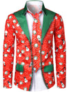 Bundle Of 3 | Men's Christmas Print Regular Fit Holiday Long Sleeve Shirt
