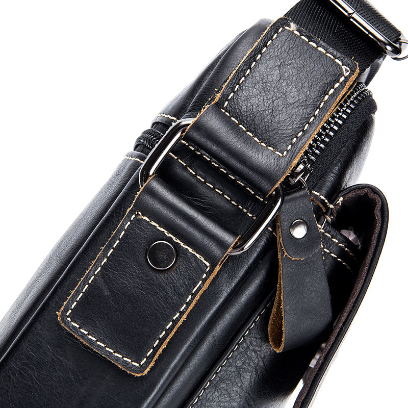 Men's Shoulder Bag Business Casual Genuine Leather Crossbody Bag