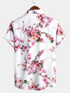 Bundle Of 3 | Men's Flower Print Tropical Hawaiian Cotton Shirt