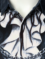 Men's Noble Jacket Gothic Themed Party Costume Halloween Short Sleeve Shirt