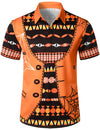 Men's Orange Candy Vest Costume Halloween Themed Party Costume Short Sleeve Shirt