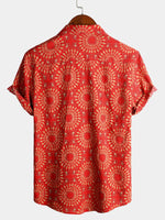 Bundle Of 3 | Men's 70s Leisure Vintage Cotton Short Sleeve Shirts