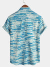 Bundle Of 3 | Men's Casual Retro Holiday Pocket Short Sleeve Shirts