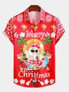 Men's Ugly Christmas Print Hawaiian Shirt