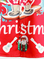 Men's Ugly Christmas Print Hawaiian Shirt