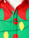 Men's Funny Christmas Elf Xmas Lights Long Sleeve Shirt