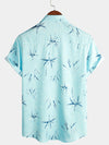 Bundle Of 3 | Men's Aloha Print Vacation Beach Cool Button Up Short Sleeve Hawaiian Shirt