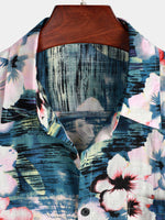 Bundle Of 4 | Men's Floral Print Short Sleeve Hawaiian Shirt