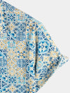 Men's Vintage Floral Cotton Breathable Shirt