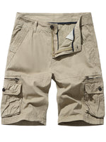 Men's Solid Color Casual Outdoor Cotton Shorts