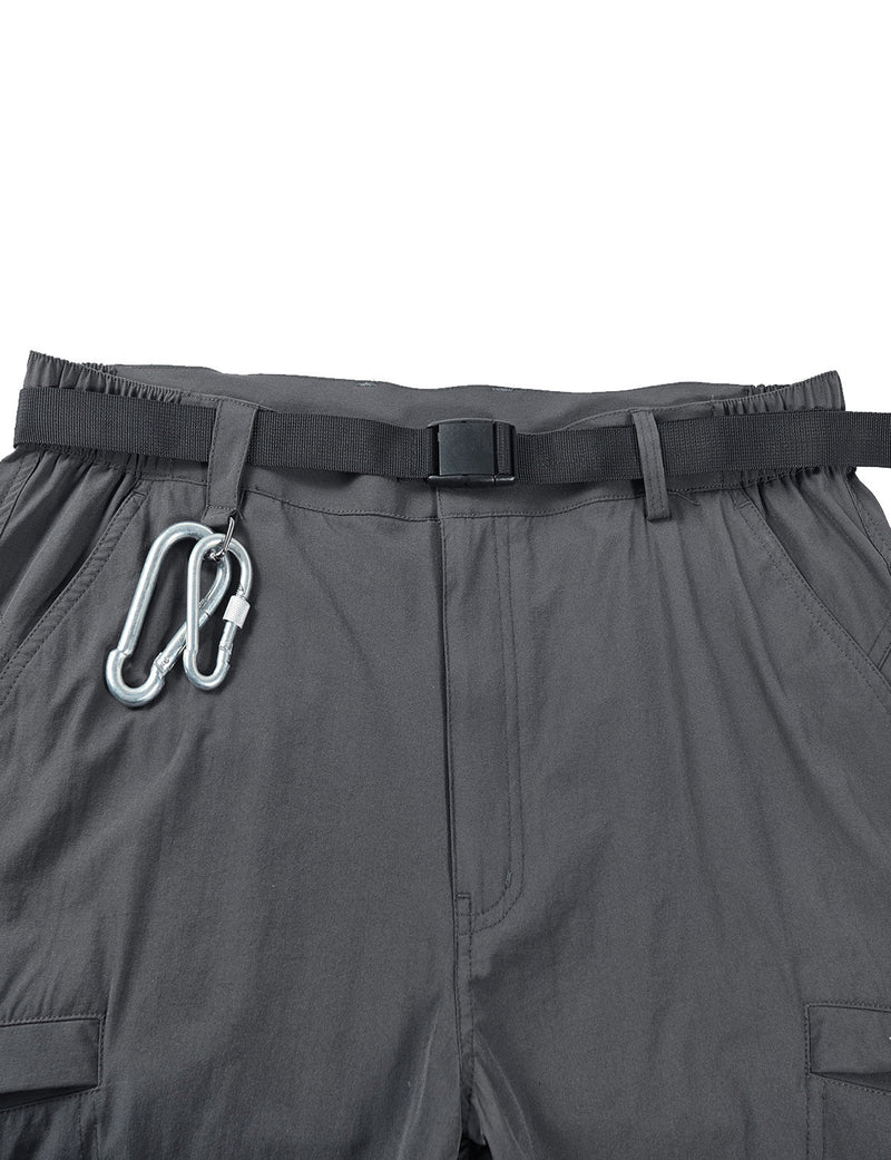 Men's Quick Dry Hiking Working Multi-Pocket Work Outdoor Casual Cargo Shorts