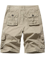 Men's Solid Color Casual Outdoor Cotton Shorts