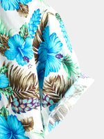Men's Flower Cotton Tropical Hawaiian Shirt
