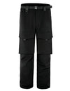 Men's Windproof Thickened Fleece Work Trousers Multi-Pocket Outdoor Sport Cargo Pants